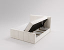 Boxspringbed Bergamo Fluweel met opbergruimte
