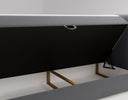 Boxspringbed Bergamo Fluweel met opbergruimte