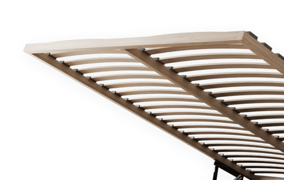 Op maat gemaakt gestoffeerd bed: hoofdeinde