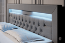 Boxspringbed Sonno met RGB, USB en opbergruimte