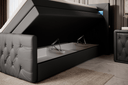 Boxspringbed Sonno met RGB, USB en opbergruimte
