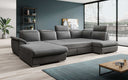 Designer Sofa Emiliano met slaap- en klapfunctie