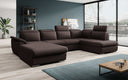 Designer Sofa Emiliano met slaap- en klapfunctie