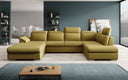 Designer Sofa Emiliano met slaap- en klapfunctie