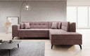 Designer-hoekbank Lania met slaapfunctie