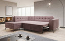 Designer-hoekbank Lania met slaapfunctie