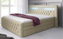 Boxspringbed Sonno met RGB, USB en opbergruimte