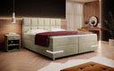 Boxspringbett Lea mit LED (Samt) - Luxusbetten24
