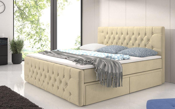 Boxspringbed Sognare met opbergruimte