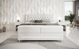 Boxspringbett Verdino mit RGB, USB und Stauraum - Luxusbetten24
