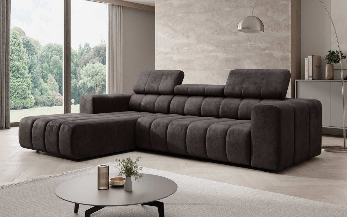 Designer Sofa Aurora Mini mit verstellbaren Kopfstützen - Luxusbetten24