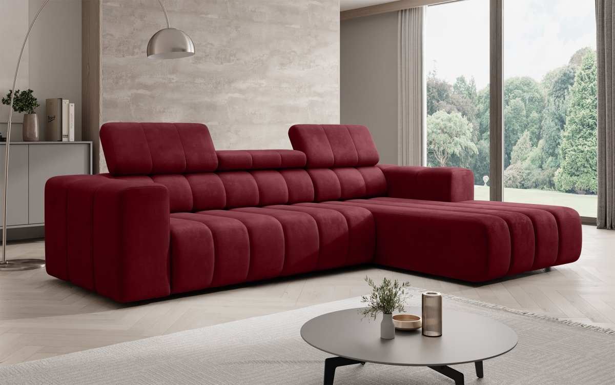 Designer Sofa Aurora Mini mit verstellbaren Kopfstützen - Luxusbetten24