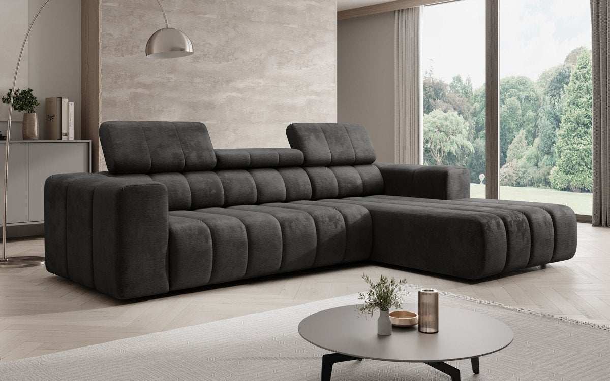 Designer Sofa Aurora Mini mit verstellbaren Kopfstützen - Luxusbetten24