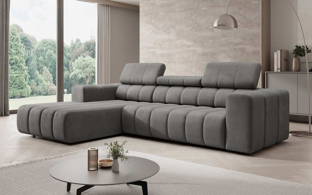 Designer Sofa Aurora Mini mit verstellbaren Kopfstützen - Luxusbetten24