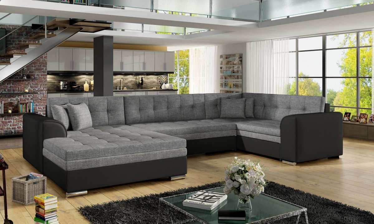 Designer Sofa Damario mit Schlaffunktion - Luxusbetten24