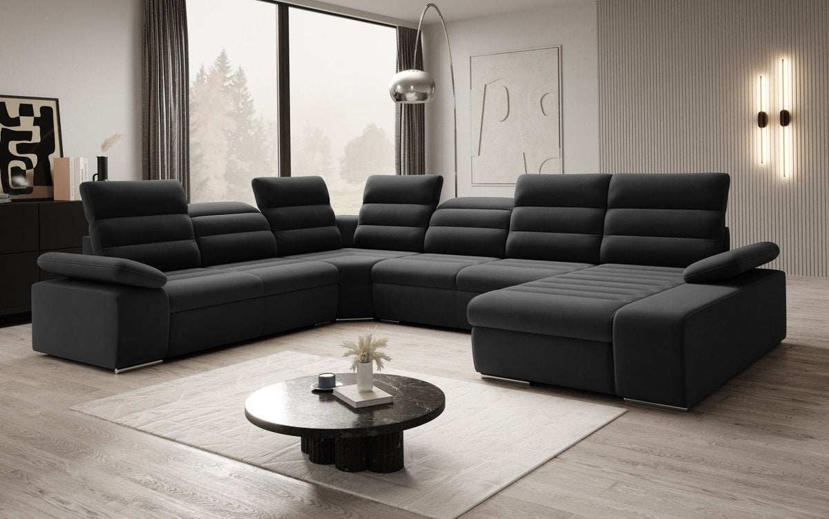 Designer Sofa Kreta mit Schlaf - und Klappfunktion - Luxusbetten24