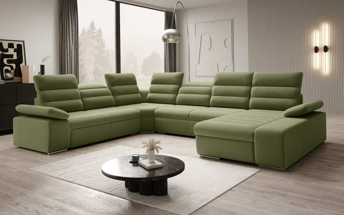 Designer Sofa Kreta mit Schlaf - und Klappfunktion - Luxusbetten24