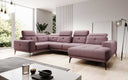 Designer Sofa Nerio mit verstellbarer Kopf- und Rückenlehne - Luxusbetten24