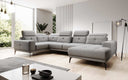 Designer Sofa Nerio mit verstellbarer Kopf- und Rückenlehne - Luxusbetten24