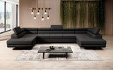 Designer Sofa Positano mit Schlaf- und Klappfunktion (Stoff) - Luxusbetten24