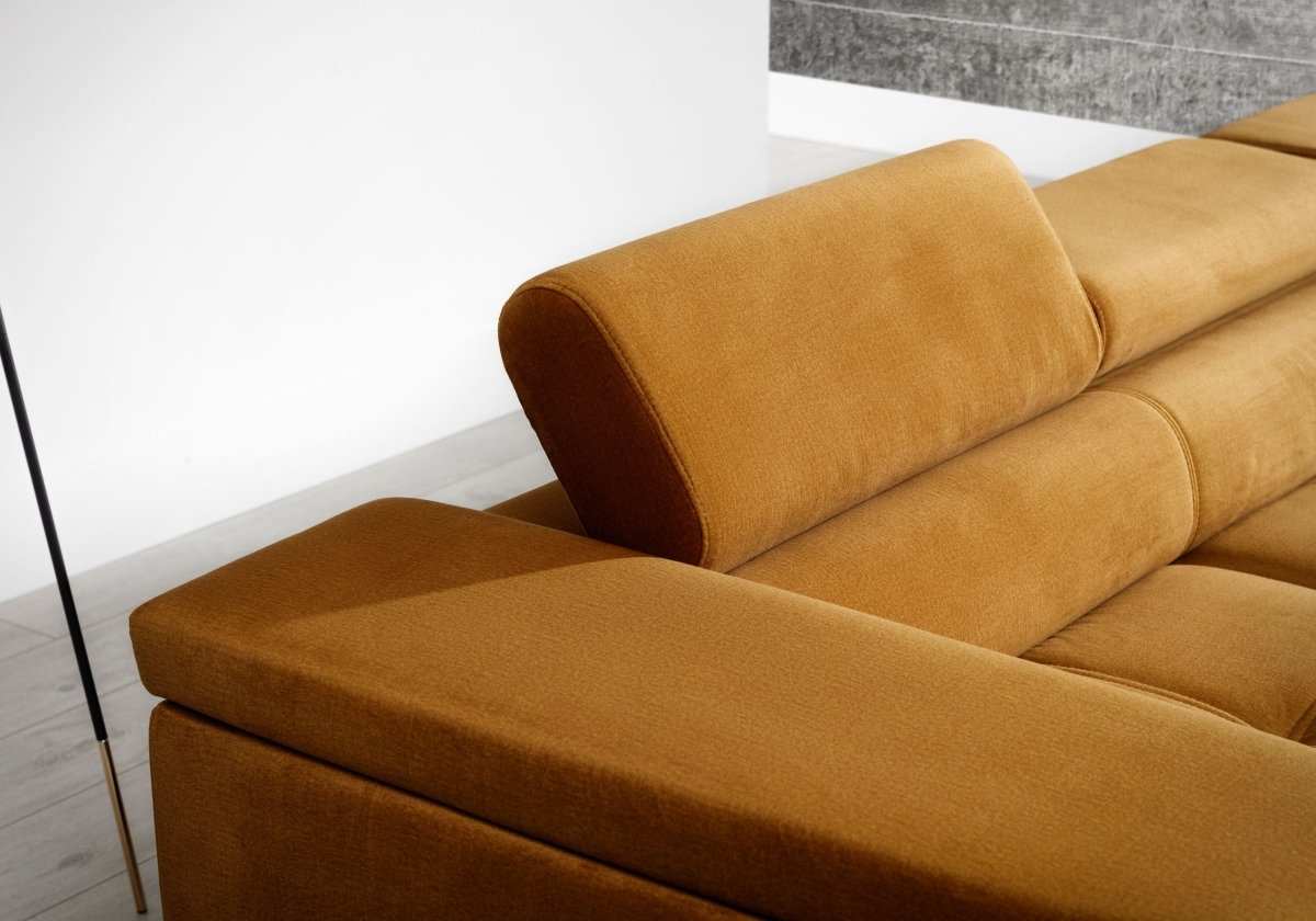 Designer Sofa Ricardo mit Schlaf- und Klappfunktion - Luxusbetten24