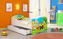 Kinderbett Luna mit Stauraum und verschiedenen Motiven - Luxusbetten24